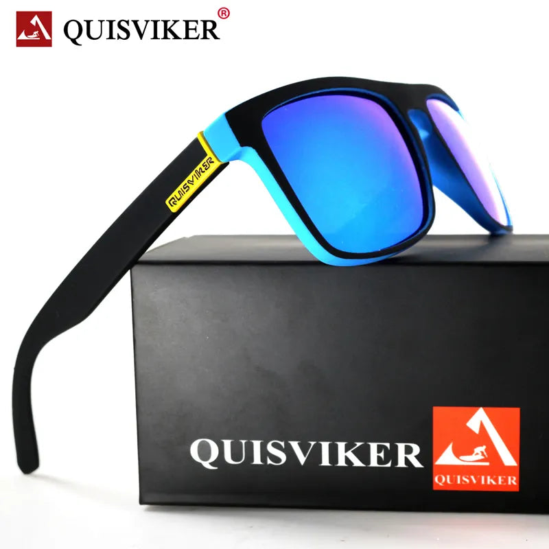 QUISVIKER Polarized Sports Sunglasses for Men and Women - Ideal for Fishing, Camping, Hiking, and Driving - UV Protection Eyewear