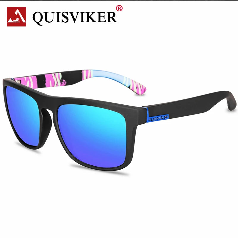 QUISVIKER Polarized Sports Sunglasses for Men and Women - Ideal for Fishing, Camping, Hiking, and Driving - UV Protection Eyewear